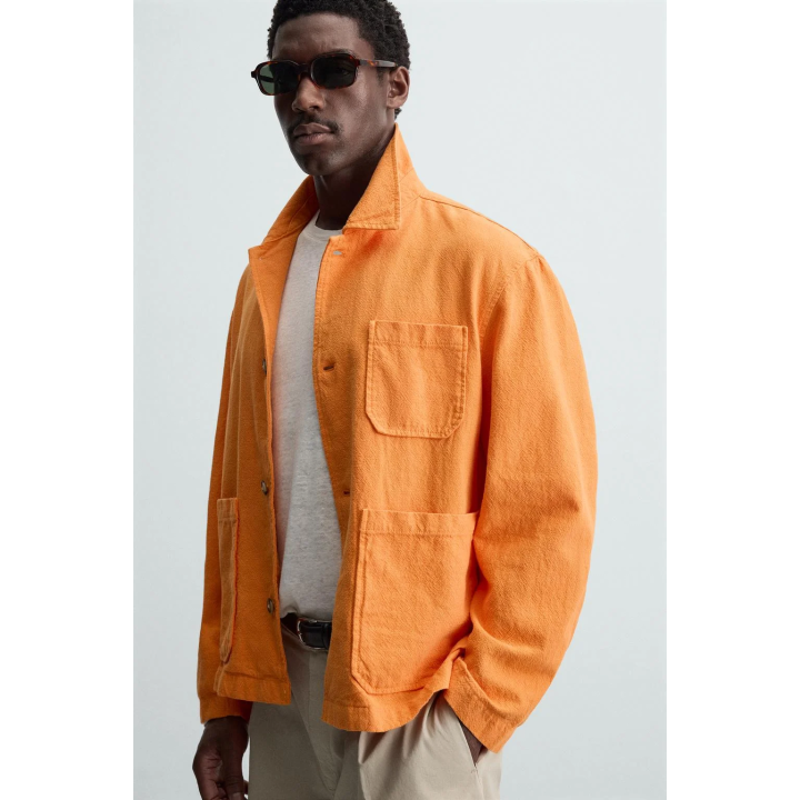 КУРТКА-РУБАШКА ИЗО ЛЬНА И ХЛОПКА