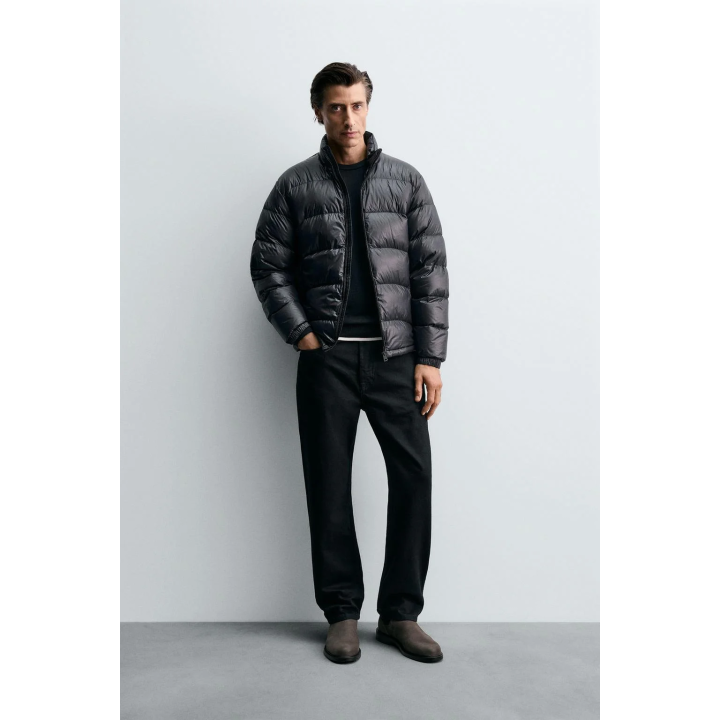 НЕПРОМОКАЕМАЯ КУРТКА С НАПОЛНИТЕЛЕМ ИЗ 100% ПЕРЬЕВ