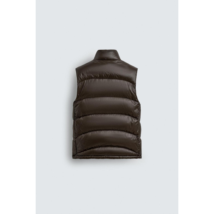 НЕПРОМОКАЕМЫЙ ПУХОВЫЙ ЖИЛЕТ ИЗ 100% ПЕРЬЕВ