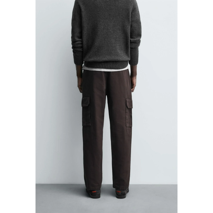 БРЮКИ КАРГО ИЗ ТВИЛА