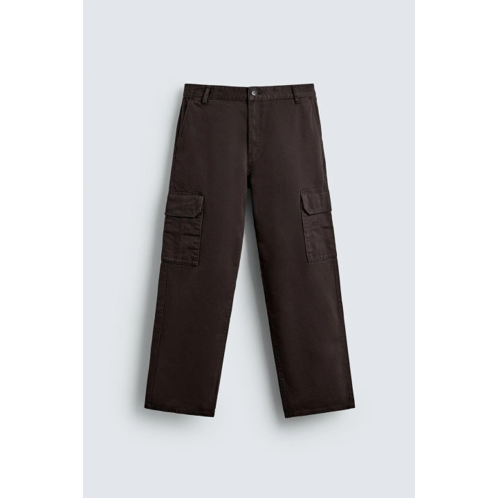 БРЮКИ КАРГО ИЗ ТВИЛА