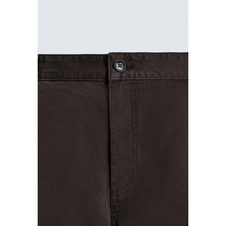 БРЮКИ КАРГО ИЗ ТВИЛА