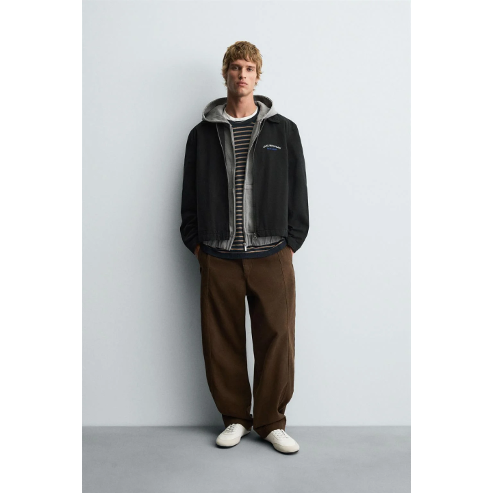 КУРТКА С ВЫШИВКОЙ И МОЛНИЕЙ