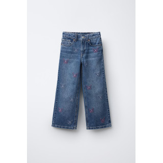 ДЖИНСОВЫЕ БРЮКИ С ШИРОКИМИ ШТАНИНАМИ KUROMI © SANRIO