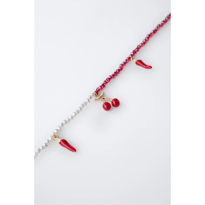 ПОДВЕСКА С ПЕРЦАМИ И ВИШНЯМИ