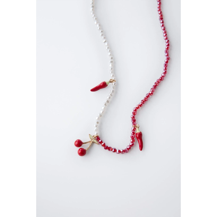 ПОДВЕСКА С ПЕРЦАМИ И ВИШНЯМИ