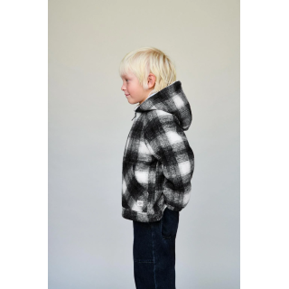 ПАЛЬТО ИЗ ИСКУССТВЕННОЙ ОВЧИНЫ В КЛЕТКУ