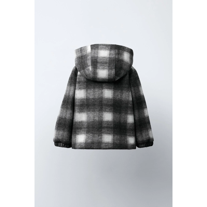 ПАЛЬТО ИЗ ИСКУССТВЕННОЙ ОВЧИНЫ В КЛЕТКУ