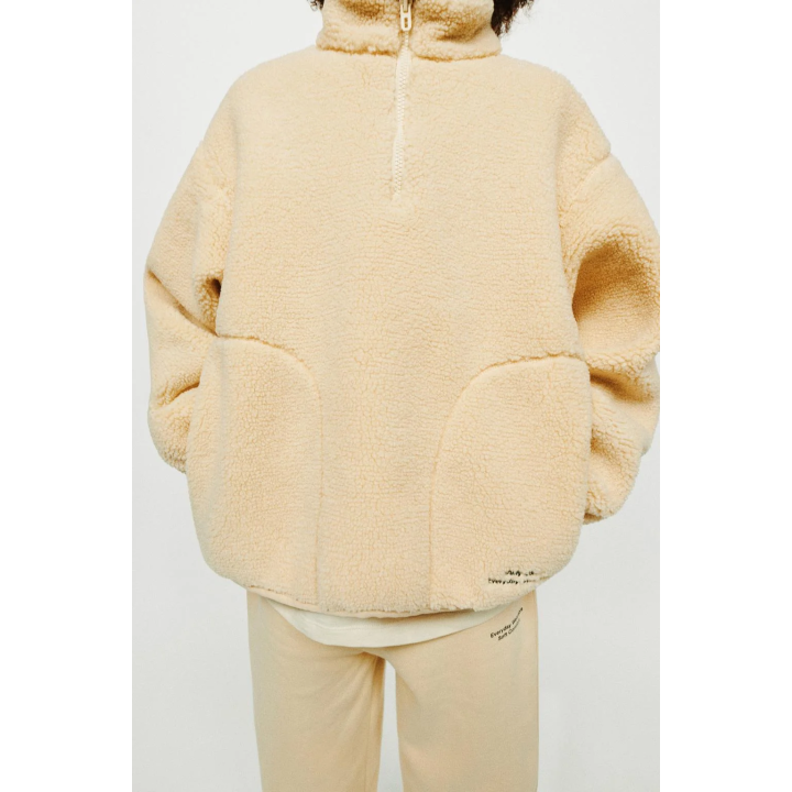 ТОЛСТОВКА ИЗ ИСКУССТВЕННОЙ ОВЧИНЫ НА МОЛНИИ