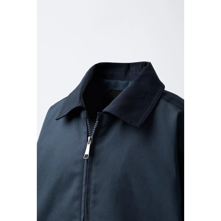 КУРТКА ИЗ САРЖИ В СТИЛЕ КОЛОР-БЛОК