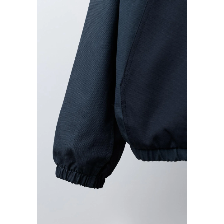 КУРТКА ИЗ САРЖИ В СТИЛЕ КОЛОР-БЛОК