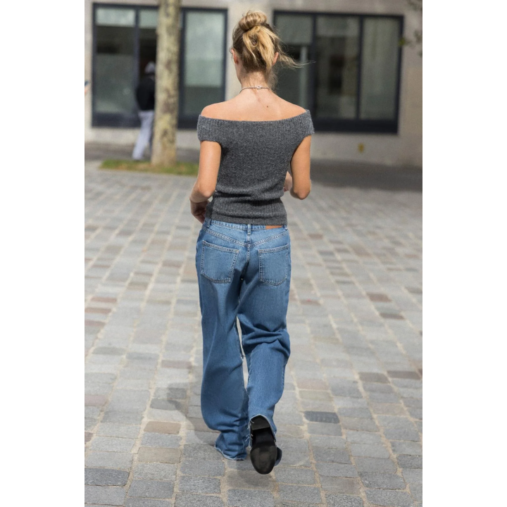 ТРИКОТАЖНЫЙ ТОП В РУБЧИК