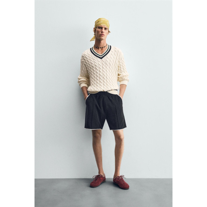 ДЖЕМПЕР С ТЕКСТУРНЫМ ПЕРЕПЛЕТЕНИЕМ