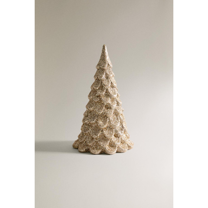 Подсвечник в форме елочки с огоньком