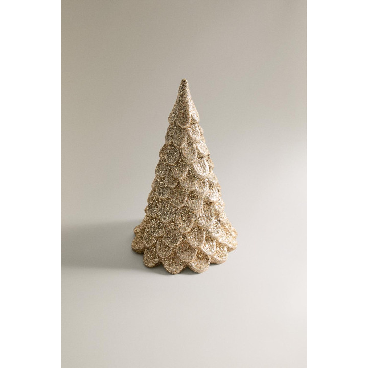 Подсвечник в форме елочки с огоньком