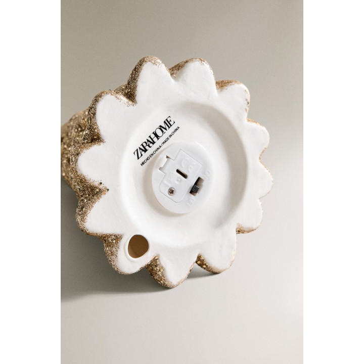 Подсвечник в форме елочки с огоньком