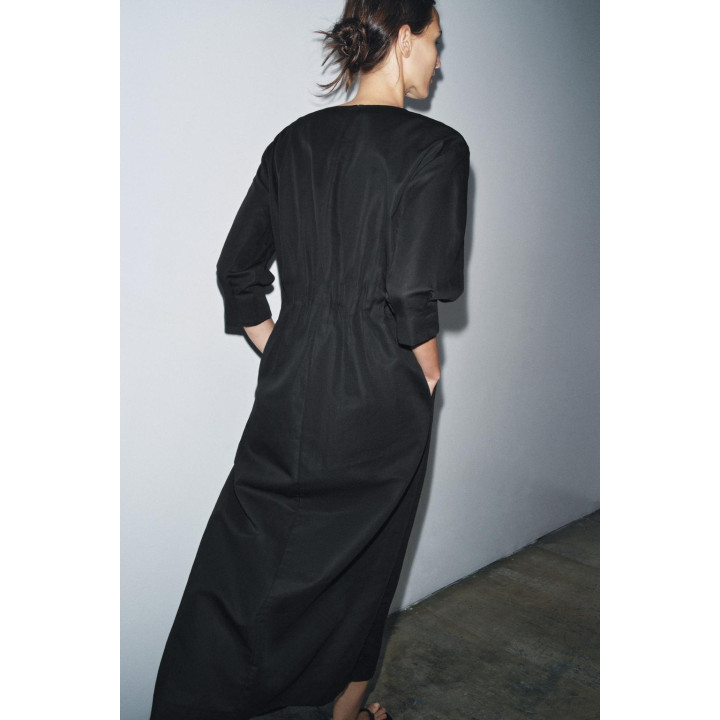 ПЛАТЬЕ МИДИ СО СКЛАДКАМИ — ZW COLLECTION