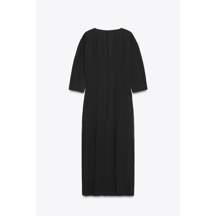 ПЛАТЬЕ МИДИ СО СКЛАДКАМИ — ZW COLLECTION