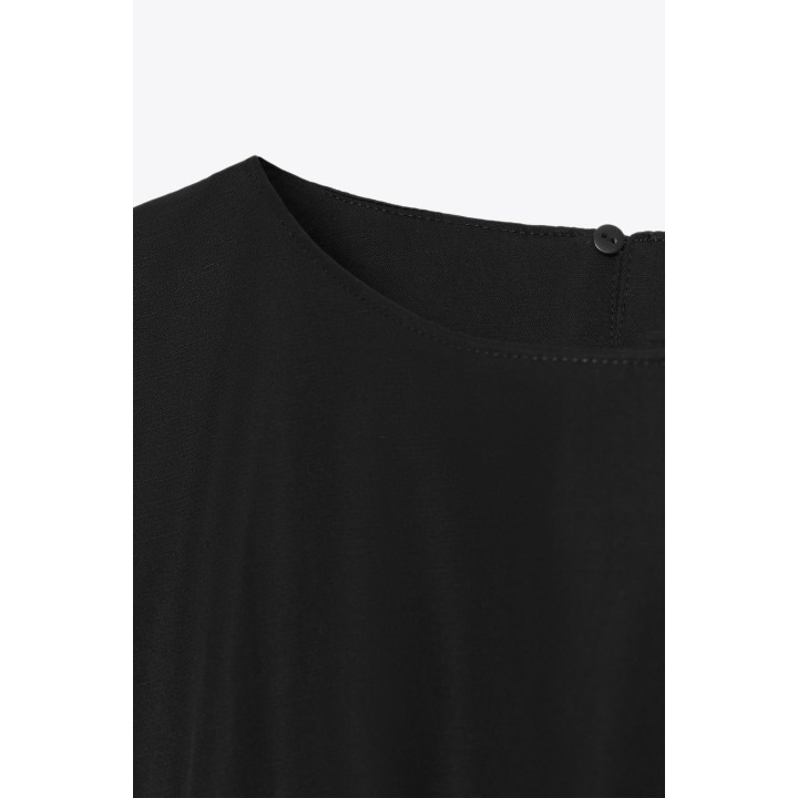 ПЛАТЬЕ МИДИ СО СКЛАДКАМИ — ZW COLLECTION