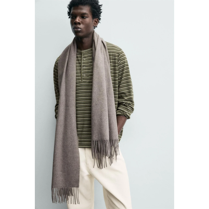 Полосатая хенли футболка