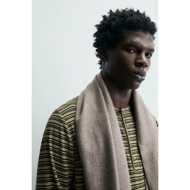 Полосатая хенли футболка