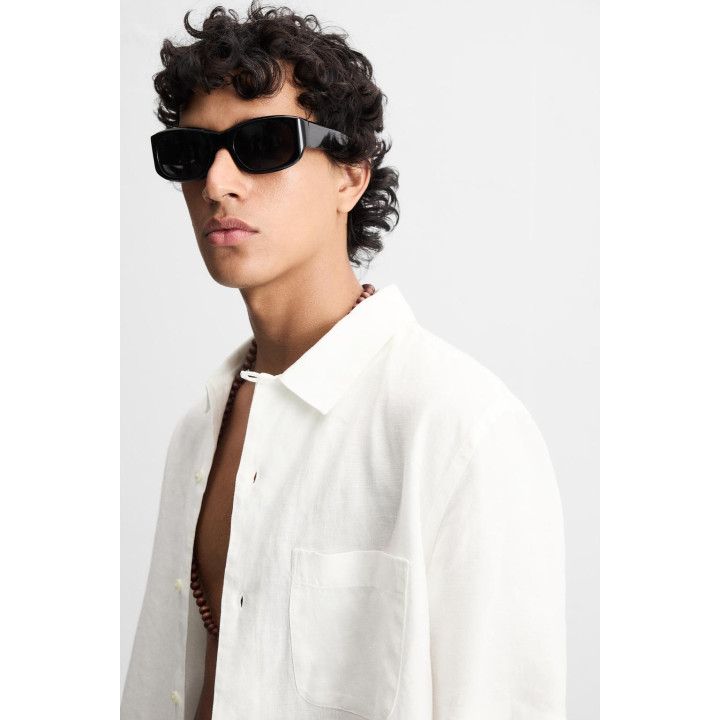 РУБАШКА ПОЛО ИЗ 100% ЛЬНА