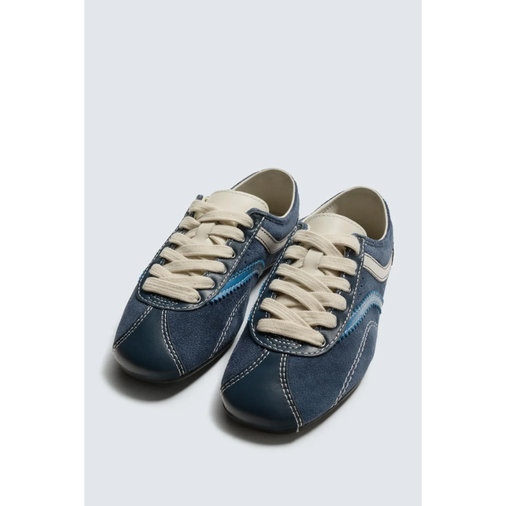 КОЖАНЫЕ СПОРТИВНЫЕ КРОССОВКИ HARRY LAMBERT FOR ZARA X DISNEY