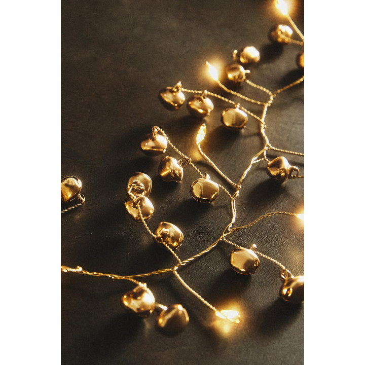 Рождественская гирлянда с колокольчиками