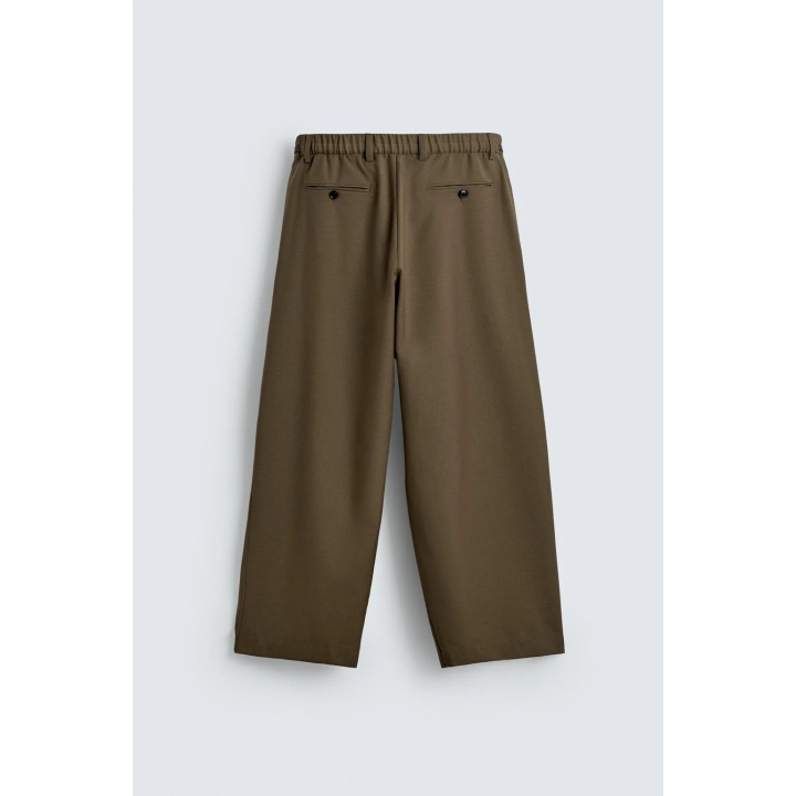 Лимитированная коллекция драпированных перекрещенных брюк