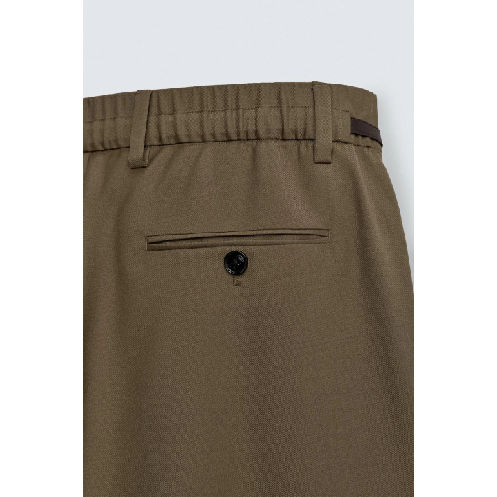 Лимитированная коллекция драпированных перекрещенных брюк