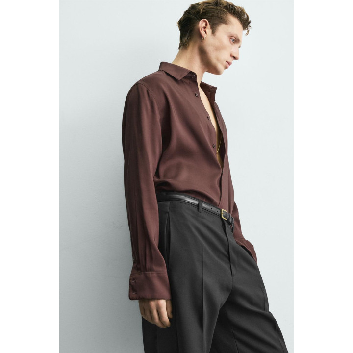 РУБАШКА RELAXED FIT ИЗ 100% ШЕЛКА LIMITED EDITION