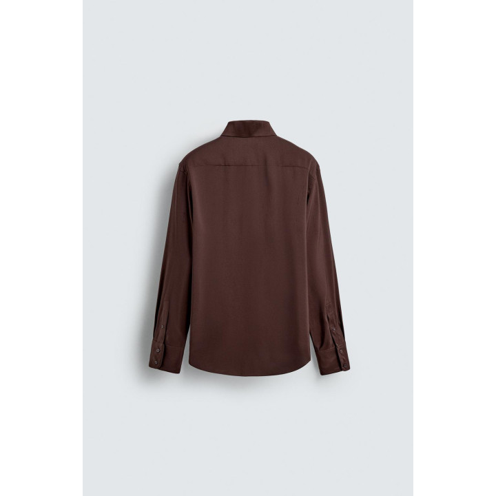 РУБАШКА RELAXED FIT ИЗ 100% ШЕЛКА LIMITED EDITION