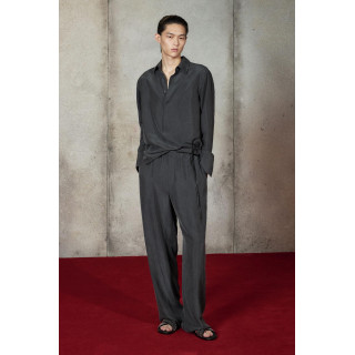 Брюки из 100% шелка с поясом ludovic de saint sernin x zara