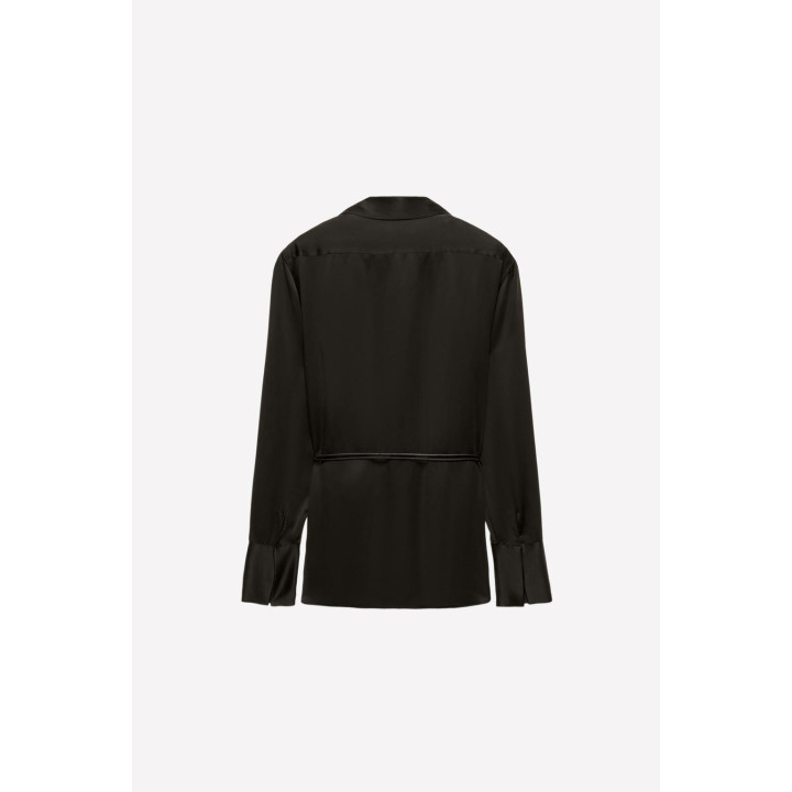 Рубашка из вискозы и шелка ludovic de saint sernin x zara