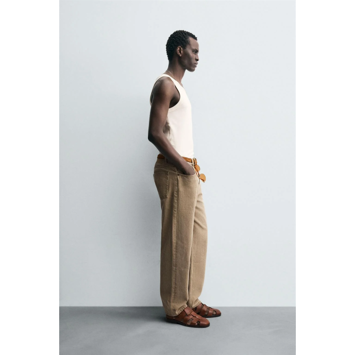 УКОРОЧЕННОЕ ПАЛЬТО ИЗ МЯГКОЙ ТКАНИ С ПУГОВИЦЕЙ