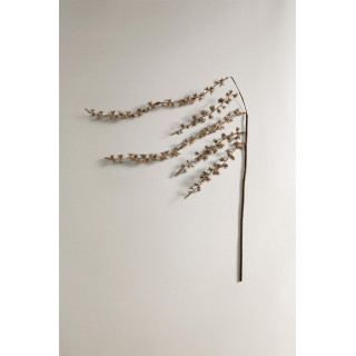 Сверкающий рождественский украшенный веточкой декор