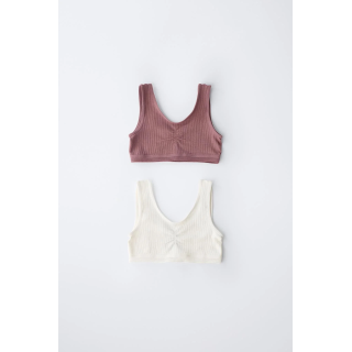 Футболки без швов, набор из двух штук, для возраста 8-14 лет