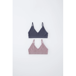 Двухпакетная двухслойная футболка с текстурой вафли для возраста 8-14 лет