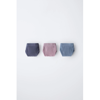 Трусы 8-14 лет / тройной комплект безшовных вафельных трусов