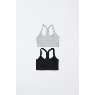 8–14 ЛЕТ/ НАБОР ИЗ ДВУХ БЕСШОВНЫХ ТОПОВ