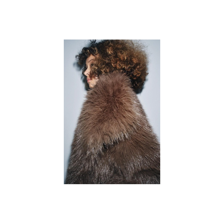 КОРОТКОЕ ПАЛЬТО ИЗ ИСКУССТВЕННОГО МЕХА — ZW COLLECTION