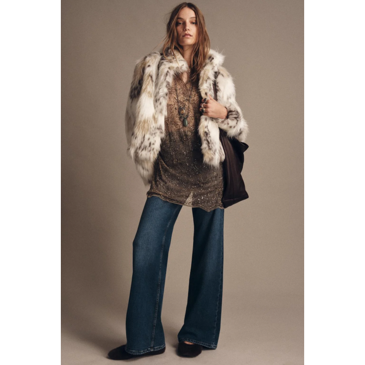 КОРОТКОЕ ПАЛЬТО ИЗ ИСКУССТВЕННОГО МЕХА — ZW COLLECTION