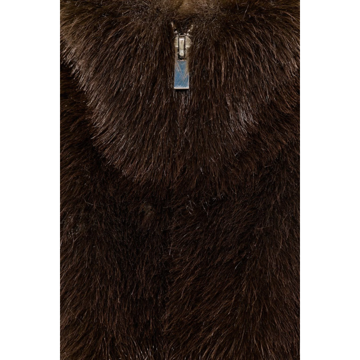 ZW COLLECTION FAUX FUR WAISTCOAT