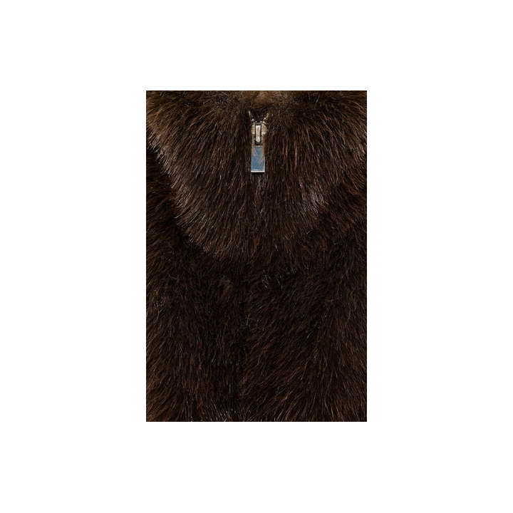 ZW COLLECTION FAUX FUR WAISTCOAT