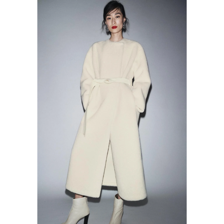 ПАЛЬТО ИЗ ИСКУССТВЕННОГО МЕХА — ZW COLLECTION LIMITED EDITION