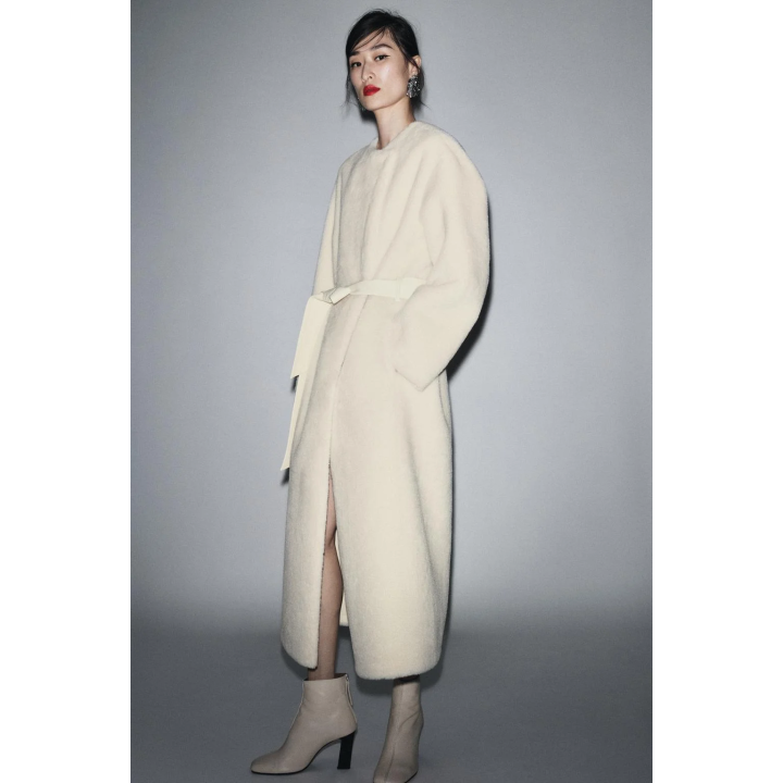 ПАЛЬТО ИЗ ИСКУССТВЕННОГО МЕХА — ZW COLLECTION LIMITED EDITION