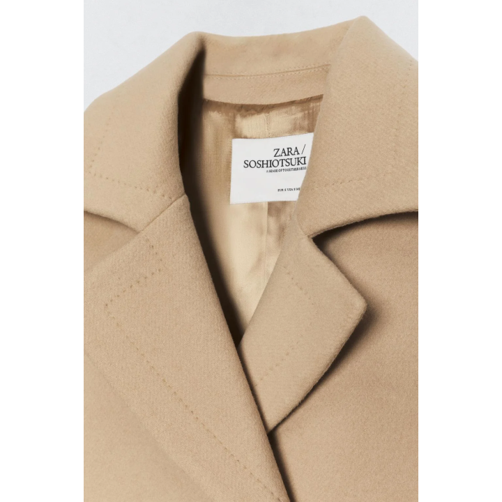 КОРОТКОЕ ПАЛЬТО ИЗ ИСКУССТВЕННОГО МЕХА — ZW COLLECTION