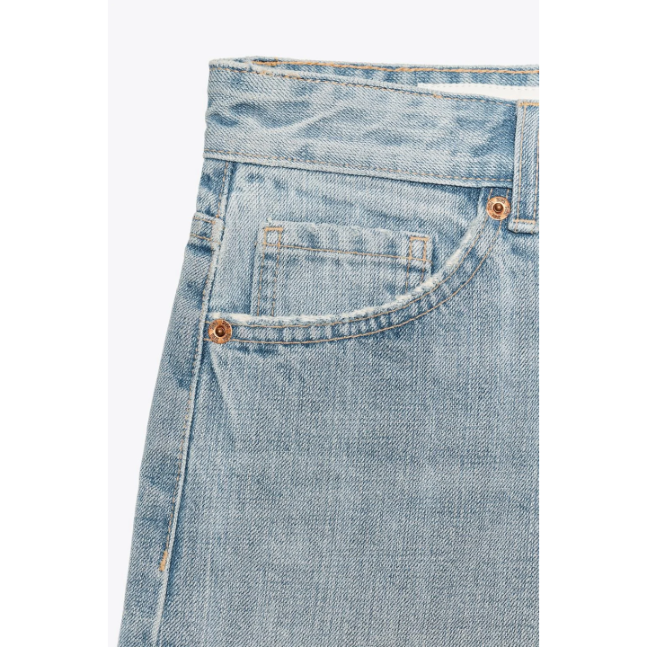 ДЖИНСОВЫЕ БЕРМУДЫ TRF СО СРЕДНЕЙ ПОСАДКОЙ