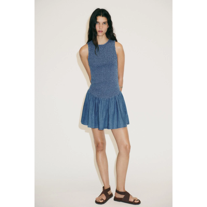 КОРОТКОЕ ПЛАТЬЕ В РУБЧИК