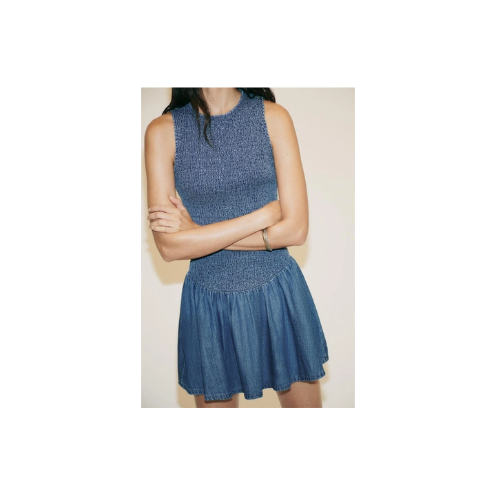 КОРОТКОЕ ПЛАТЬЕ В РУБЧИК